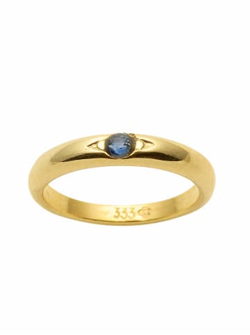 Adeliás 333 Gold Anhänger Taufring mit Safir Ø 10,1 mm in blau