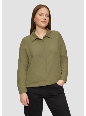 QS Bluse in 7854_olivgrün