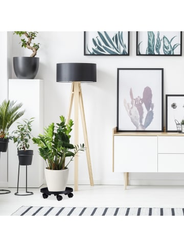 relaxdays Pflanzenroller Kunststoff klein 2er Set