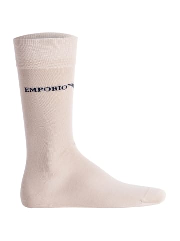 Emporio Armani Socken 3er Pack in Marine/Nude/Blau