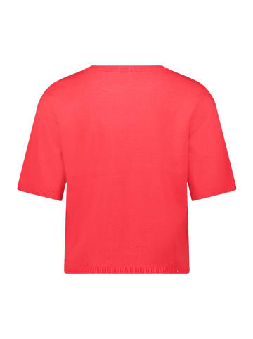 CARTOON Strickpullover mit Rundhalsausschnitt in Rot