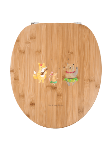 Mr. & Mrs. Panda Toilettendeckel Waldtiere Aloha ohne Spruch in Braun