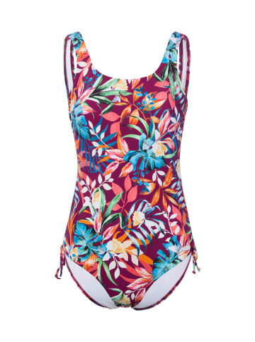 Venice Beach Badeanzug in aubergine orange - 0001