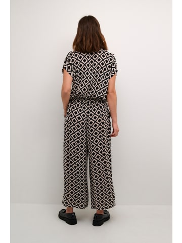 Kaffe Overall KAmille Loose fit in Black/Chalk/Gray Diamond
