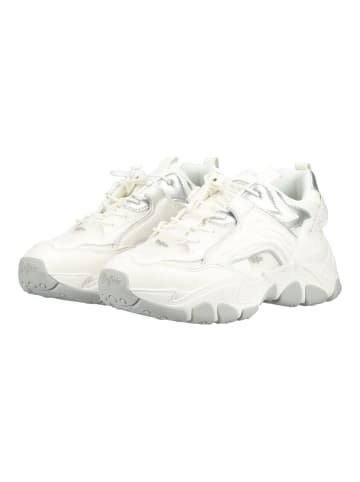 Buffalo Sneaker in Weiß/Silber