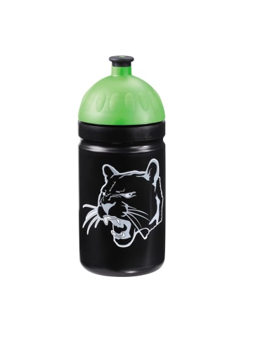 Step by Step Trinkflasche, 0,5 l, für Kindergarten und Schule in Wild Cat Chiko, Schwarz