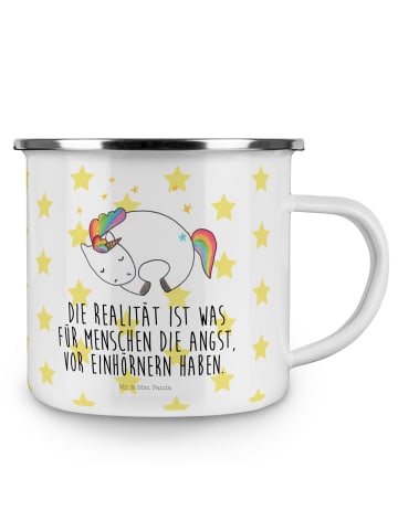 Mr. & Mrs. Panda Tasse Einhorn Nacht mit Spruch in Weiß
