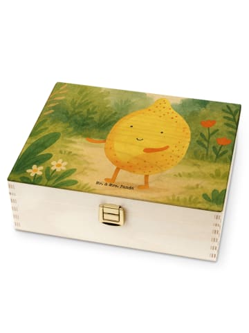 Mr. & Mrs. Panda Teebeutelbox Beste Freunde Zitrone Design ohne ... in Weiß