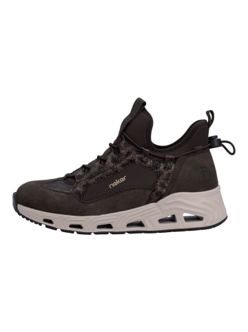 rieker Sneaker in Schwarz/Grau