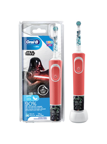 Oral-B Elektrische Zahnbürste "Vitality Kids - Star Wars" in Rot