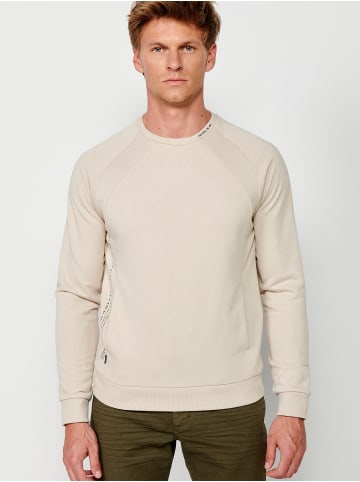 KOROSHI Sweatshirt in weiß