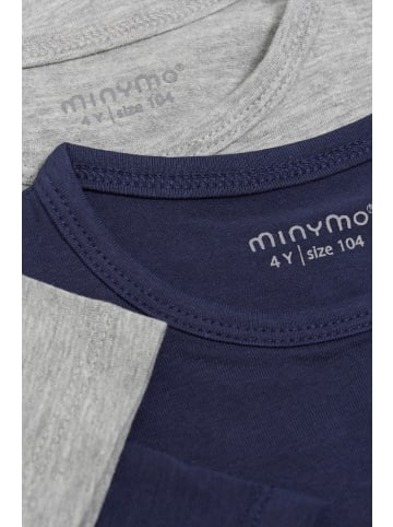 Minymo T-Shirt MIBasic in Blau