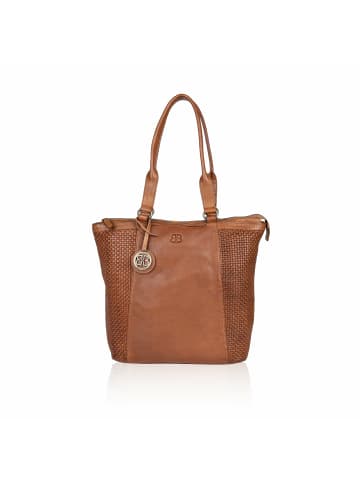 Bellicci Umhängetasche für Damen in cognac