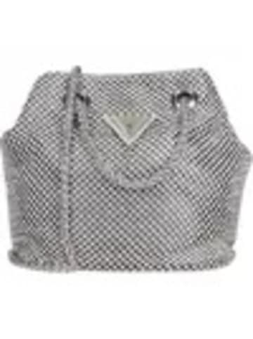 Guess Beuteltasche für Damen in silber
