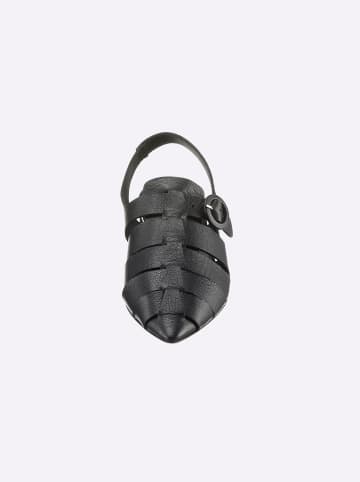 Heine Sandale in schwarz