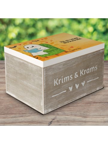 Mr. & Mrs. Panda Box Gespenst Buch Design mit Spruch in Weiß