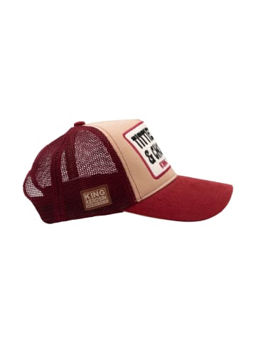 King Kerosin King Kerosin Trucker Cap Titties, Beer & Choppers in rot