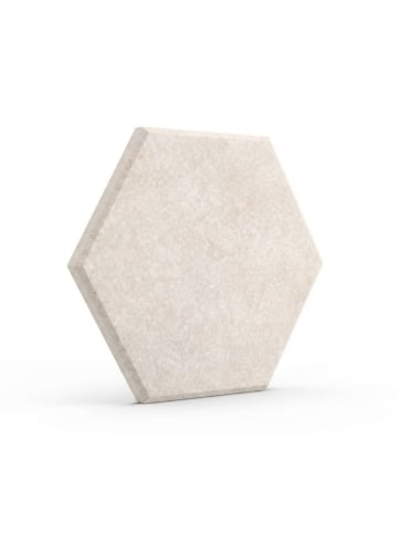 relaxdays 18 x Akustikplatten „Hexagon“ in Beige – 30 x 26 cm