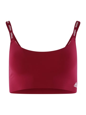 adidas Bustier SCOOP LOUNGE BRA in bordeaux