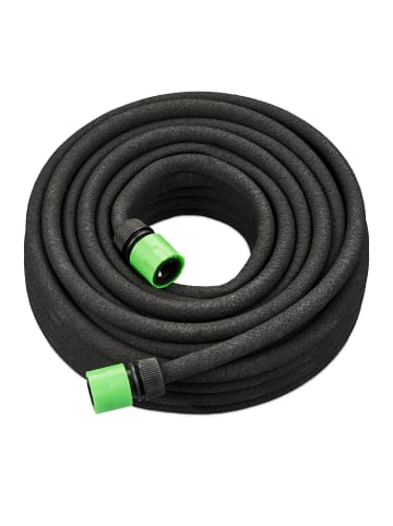 relaxdays Tropfschlauch in Schwarz - 25 m