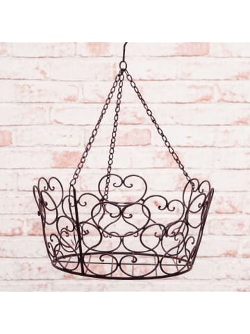 AltoBelli Hängekorb MIRELLA Blumenampel mit HERZ Metall 53x35 cm