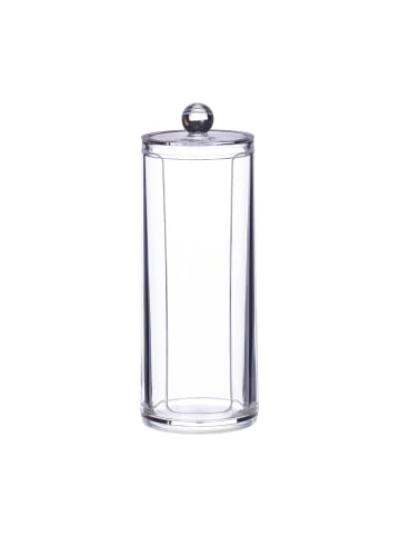 relaxdays 2er-Set: Wattepads Aufbewahrung in Transparent