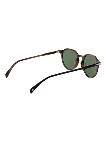 David Beckham Männer Sonnenbrille Panto Schwarz