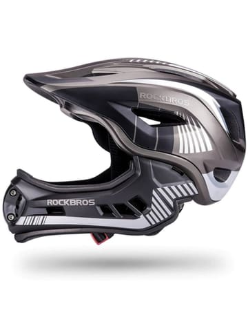 Rockbros Rockbros TT 32SBTG S Kinderfahrradhelm mit abnehmbarem