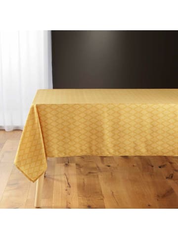 Douceur d’Intérieur Tischdecke mit Muster GEOLINE in Gelb, 140 x 240 cm