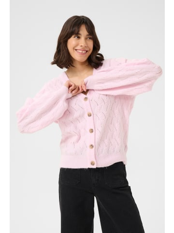 Kaffe Strickjacke KArita Loose fit in Lilac Snow