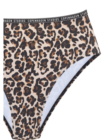Copenhagen Studios Bikini-Hose in braun-bedruckt