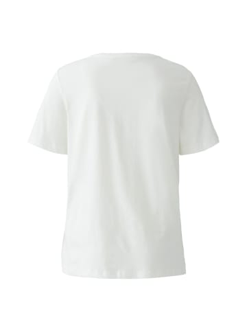 Oui T-Shirt in white blue