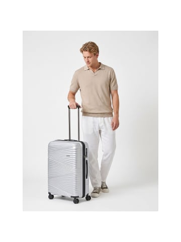 Pactastic Collection 02 THE MEDIUM 4 Rollen Trolley 67 cm silver metallic 2