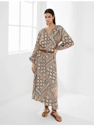 KOTON Bluse in Orange Gemustert