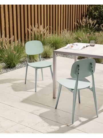 Beliani 2er-Set Gartenstuhl KATTAVIA in Grün