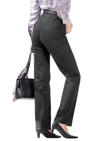 GOLDNER Kurzgröße:  Classic Jeans CARLA in dunkelgrau