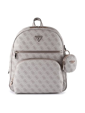 Guess Power Play II Daypack 36 cm Laptopfach in dark taupe logo