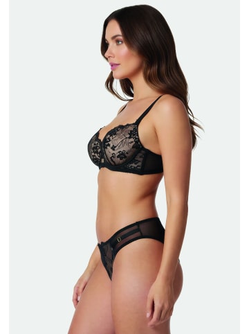 Linga Dore up BH set Push in Schwarz