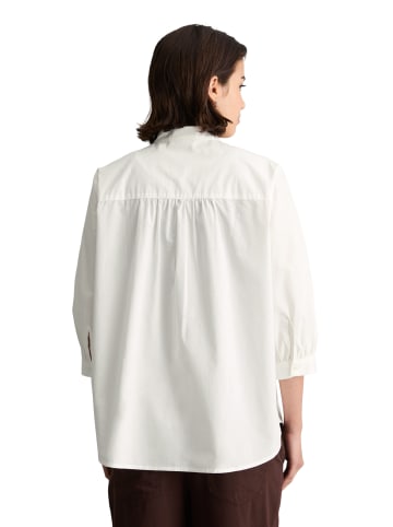 Marc O'Polo DENIM Bluse mit Raffungen relaxed in Silky White