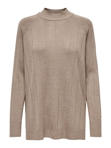 ONLY Carmakoma Strickpullover in Malt Ball