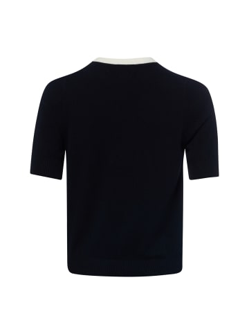 Marie Lund Strickshirt in marine - 0003
