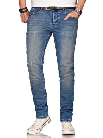 Alessandro Salvarini Jeans Salvarini-Basic-Multi5 in Mittelblau