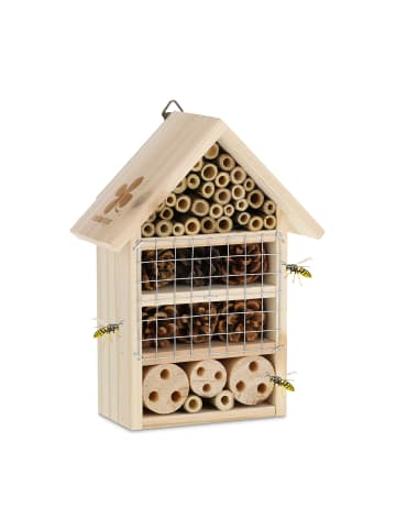 relaxdays Insektenhotel in Natur - (B)18 x (H)24 x (T)9 cm