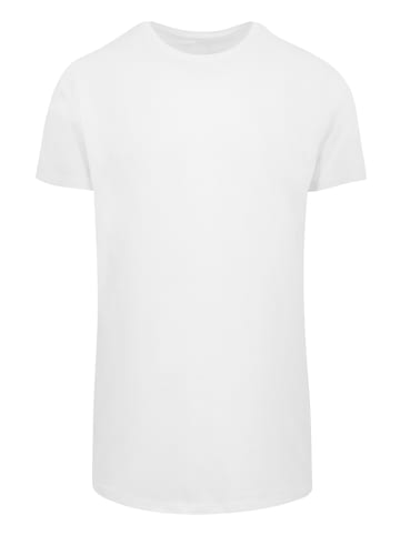 F4NT4STIC Long Cut T-Shirt Geometrics Grau in weiß