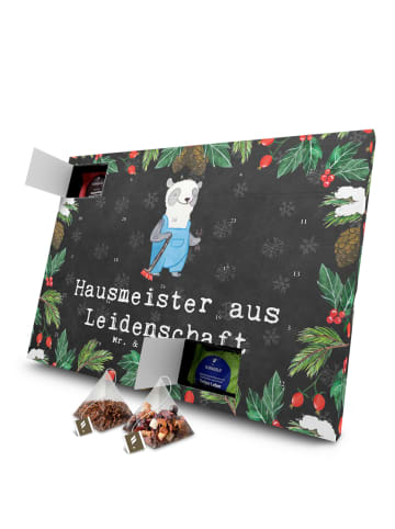 Mr. & Mrs. Panda Advents-Teekalender Hausmeister Leidenschaft mi... in Kreidetafel