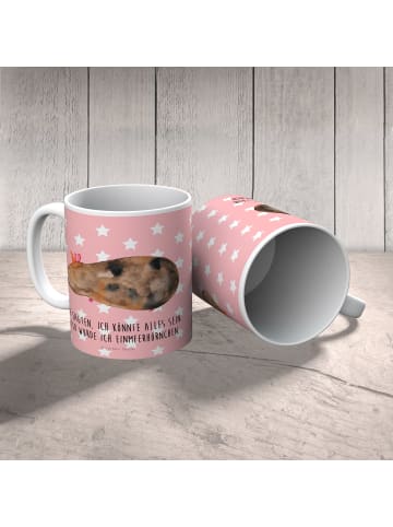 Mr. & Mrs. Panda Tasse Einhorn Meerschweinchen mit Spruch in Rot Pastell