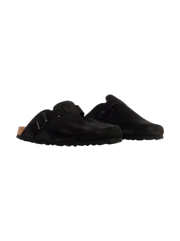 Divine Factory Lederpantoletten Noga Joasis Edge Schwarz