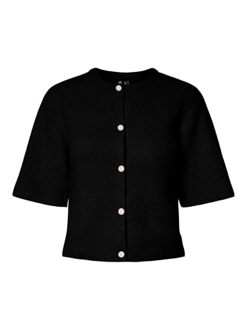 Pieces Strickjacke in Black