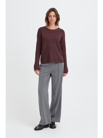 Oxmo Strickpullover OXKanna in Braun