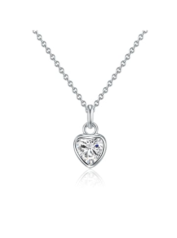 Rafaela Donata Halskette Herz aus Sterling Silber mit Zirkonia in silber